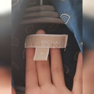 Michael Kors Blue Paisley Shirt